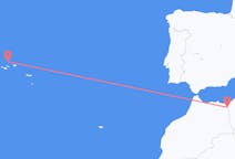 Flights from Oujda, Morocco to Graciosa, Portugal
