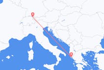 Flights from Thal, Switzerland to Corfu, Greece