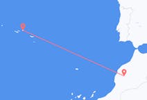 Flights from Marrakesh, Morocco to Terceira Island, Portugal