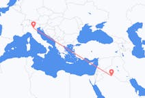 Flights from Arar, Saudi Arabia to Verona, Italy