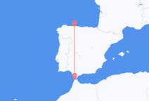 Flyg från Tanger, Marocko till Santiago del Monte, Spanien