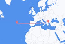 Flights from Corvo Island, Portugal to Thessaloniki, Greece