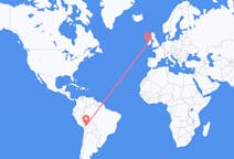 Flyg från La Paz, Bolivia till Shannon, Irland