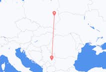 Flyg från Lublin, Polen till staden Niš, Serbien