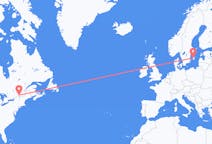 Loty z Montreal w Kanadzie do Visby'ego w Szwecji
