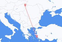 Flights from Leros, Greece to Debrecen, Hungary
