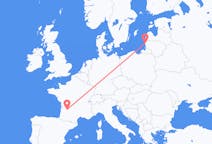 Voli da Palanga, Lituania a Bergerac, Francia