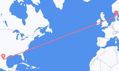 Flyreiser fra Monterrey, Mexico til Karup, Danmark