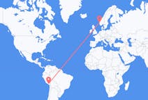 Flights from Arequipa, Peru to Bergen, Norway