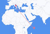 Flights from Mahé, Seychelles to Naples, Italy