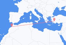 Flyg från Rabat, Marocko till Denizli, Turkiet