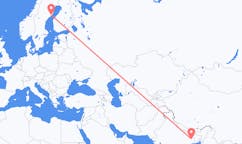 Flights from Durgapur, India to Umeå, Sweden