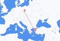 Flyg från Wrocław, Polen till Izmir, Turkiet