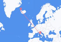 Flights from Rome, Italy to Ísafjörður, Iceland
