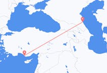 Flyreiser fra Makhatsjkala, Russland til Gazipaşa, Tyrkia