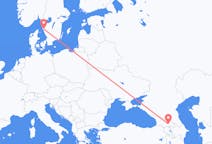Flyreiser fra Tbilisi, Georgia til Göteborg, Sverige
