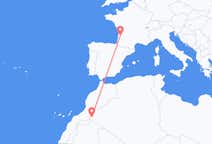 Flyg från Tindouf, Algeriet till Bordeaux, Frankrike