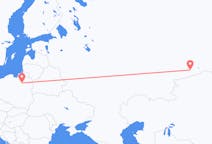 Flights from Kurgan, Kurgan Oblast, Russia to Szymany, Szczytno County, Poland