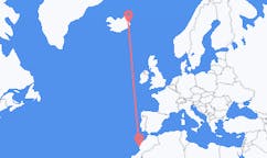 Vols d'Essaouira, le Maroc à Egilssta?ir, Islande
