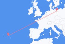 Flights from Szczecin, Poland to Terceira Island, Portugal