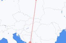 Flyreiser fra Szczytno, Polen til Tivat, Montenegro