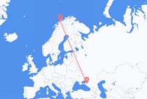 Vluchten van Krasnodar naar Tromsø