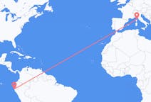 Flights from Talara, Peru to Bastia, France
