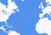 Flyrejser fra Pereira, Colombia til Aberdeen, Skotland
