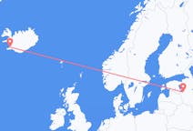 Vluchten van Pskov naar Reykjavik