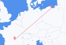 Fly fra Gdańsk til Clermont-Ferrand