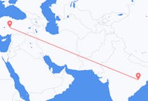 Flights from Jhārsuguda, India to Kayseri, Turkey