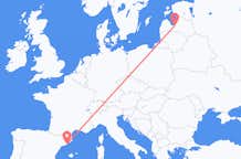 Flyg från Riga till Barcelona