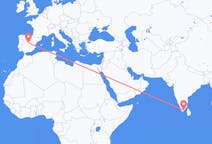 Flights from Thoothukudi, India to Madrid, Spain