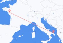 Flyrejser fra Nantes, Frankrig til Brindisi, Italien