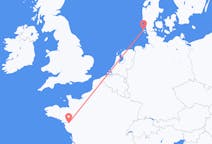 Flug frá Westerland, Þýskalandi til Nantes, Frakklandi