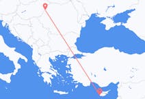 Vluchten van Oradea, Roemenië naar Paphos, Cyprus
