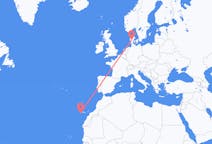 Flights from Valverde, Spain to Billund, Denmark