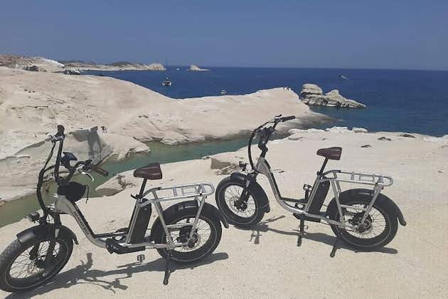 Paseo en bicicleta eléctrica por la isla de Milos