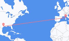 Flyg från Houston, Minnesota till Figari