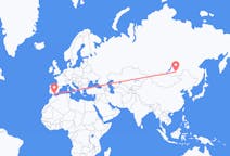Flights from Chita, Russia to Málaga, Spain