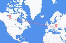 Flyreiser fra Yellowknife, Canada til Cluj Napoca, Romania