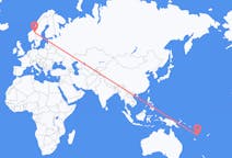 Flights from Port Vila, Vanuatu to Røros, Norway