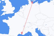 Flyreiser fra Lübeck, Tyskland til Marseille, Frankrike