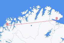 Fly fra Vadsø til Tromsø