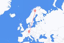 Flights from Gällivare, Sweden to Memmingen, Germany