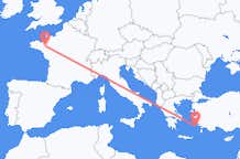 Flights from Kalymnos to Rennes