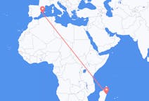 Flights from Toamasina, Madagascar to Ibiza, Spain