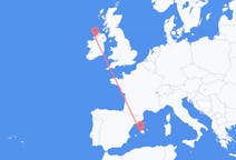 Flights from Palma de Mallorca, Spain to Donegal, Ireland