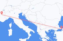 Lennot Grenoblesta Istanbuliin