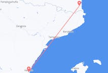Flyrejser fra Perpignan, Frankrig til Valencia, Spanien